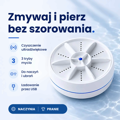 Czystio Mini Zmywarka i Pralka 2w1